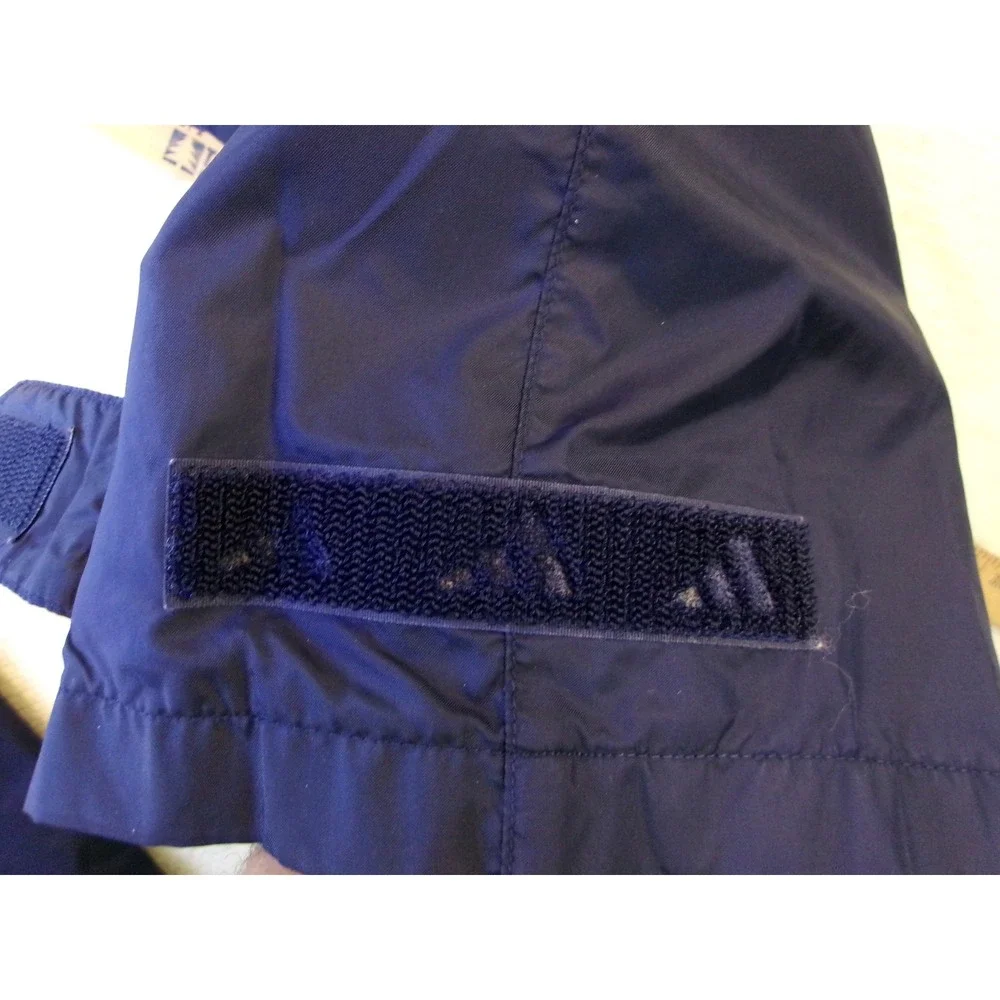 Adidas Vintage Navy Blue 3-Stripe Wind Track Pants Mens Medium‎ AUZ001 01/02